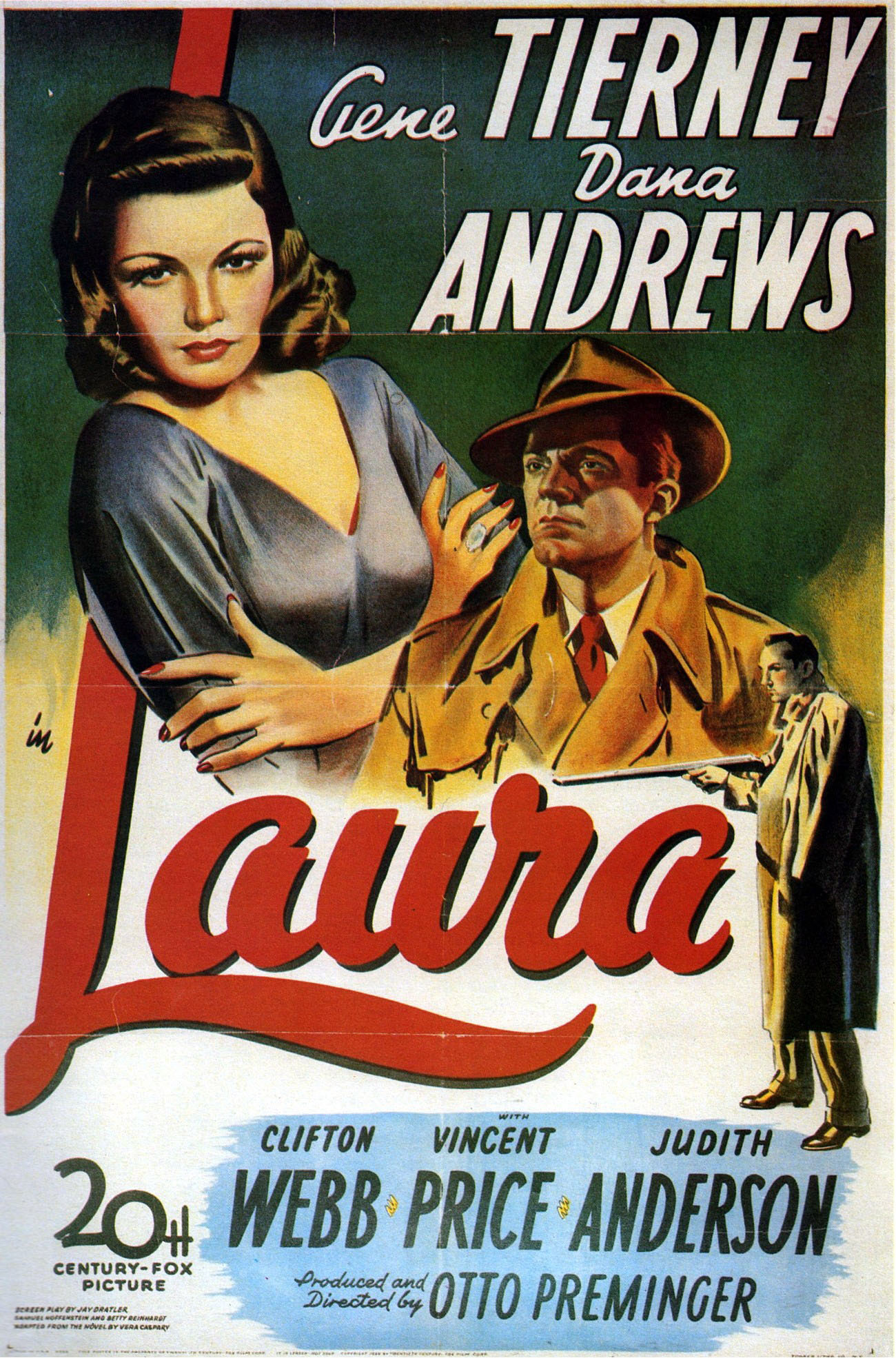 Laura (1944) film poster.
